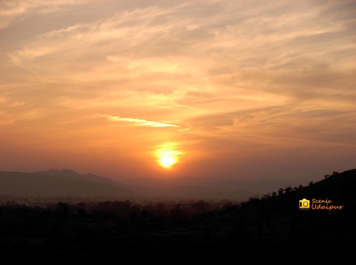 Sunset  pictures, Udaipur.